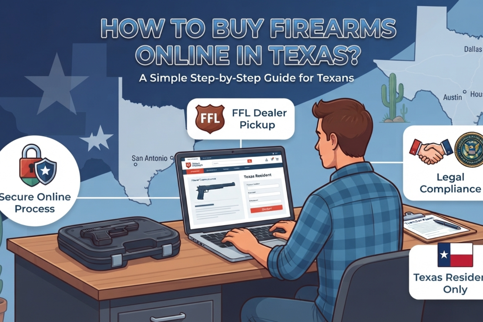 How To Buy Firearms Online in Texas