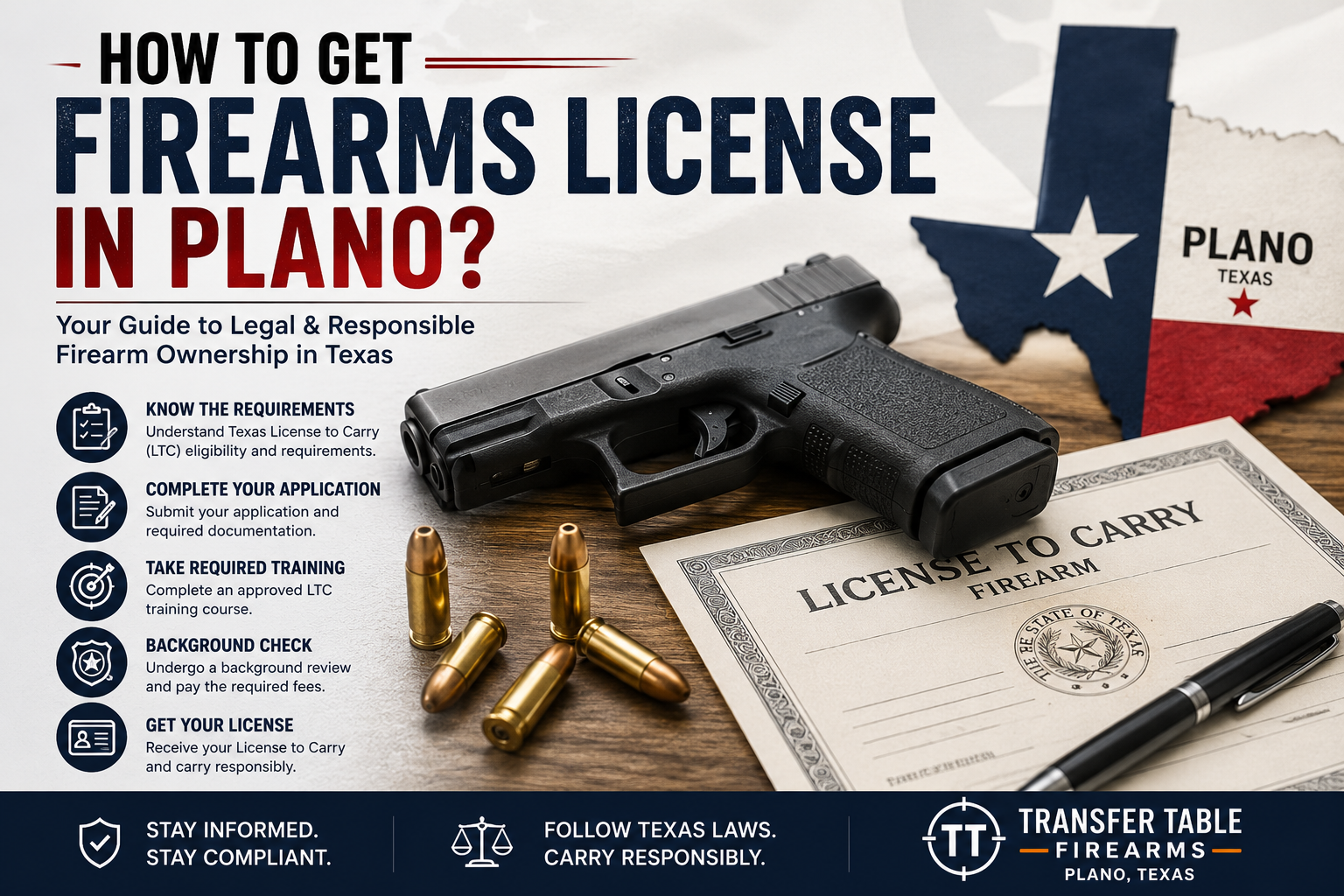 How To Get Firearms License​ in Plano