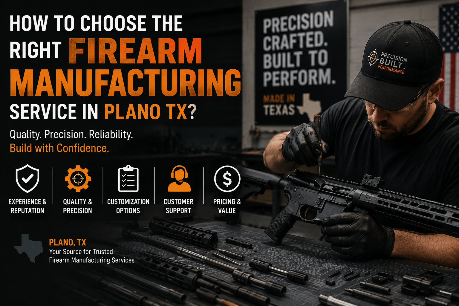 How to Choose the Right Firearm Manufacturing Service in Plano TX